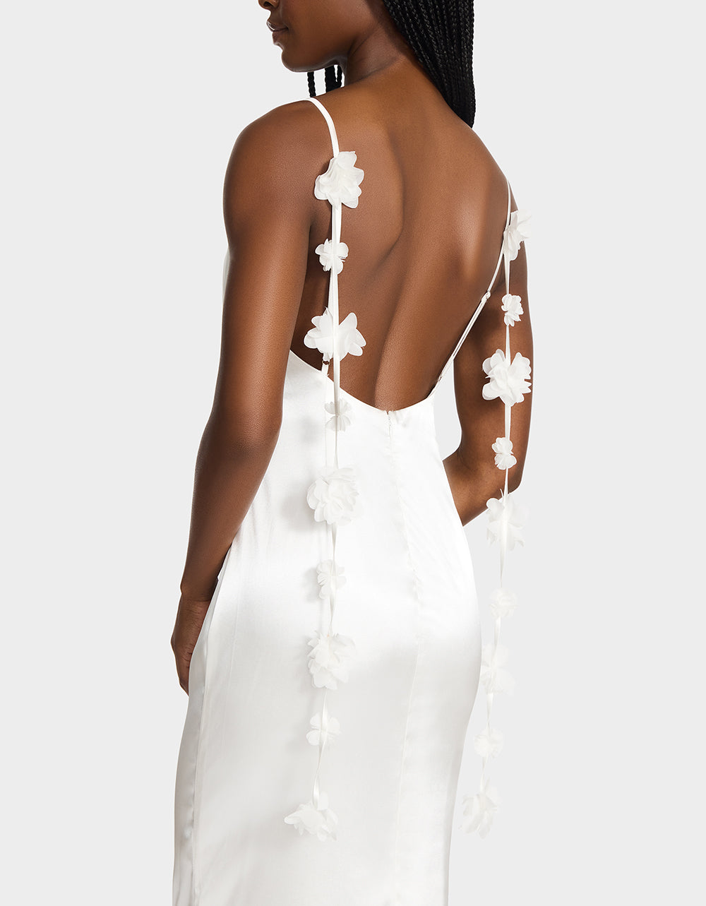 THREAD OF ROSES DRESS WHITE - Image 5