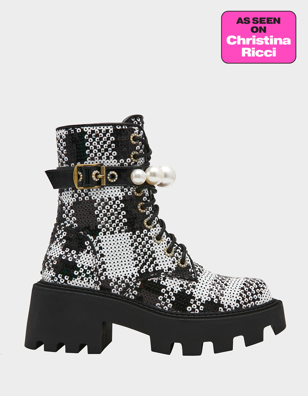 JONNIE BLACK WHITE PLAID