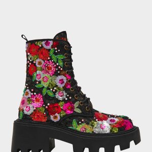 GREDA BLACK FLORAL