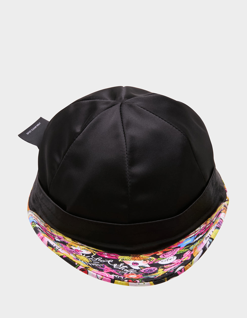 PRINTED BASEBALL HAT WITH BOW TIE BLACK MULTI - Image 9