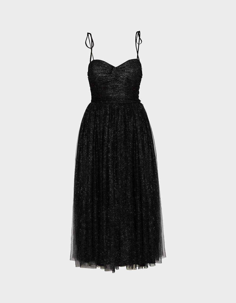 GLITTER TULLE MULTI BLACK - Image 2