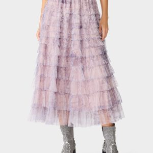 LOVELY LAYERS SKIRT LIGHT PURPLE