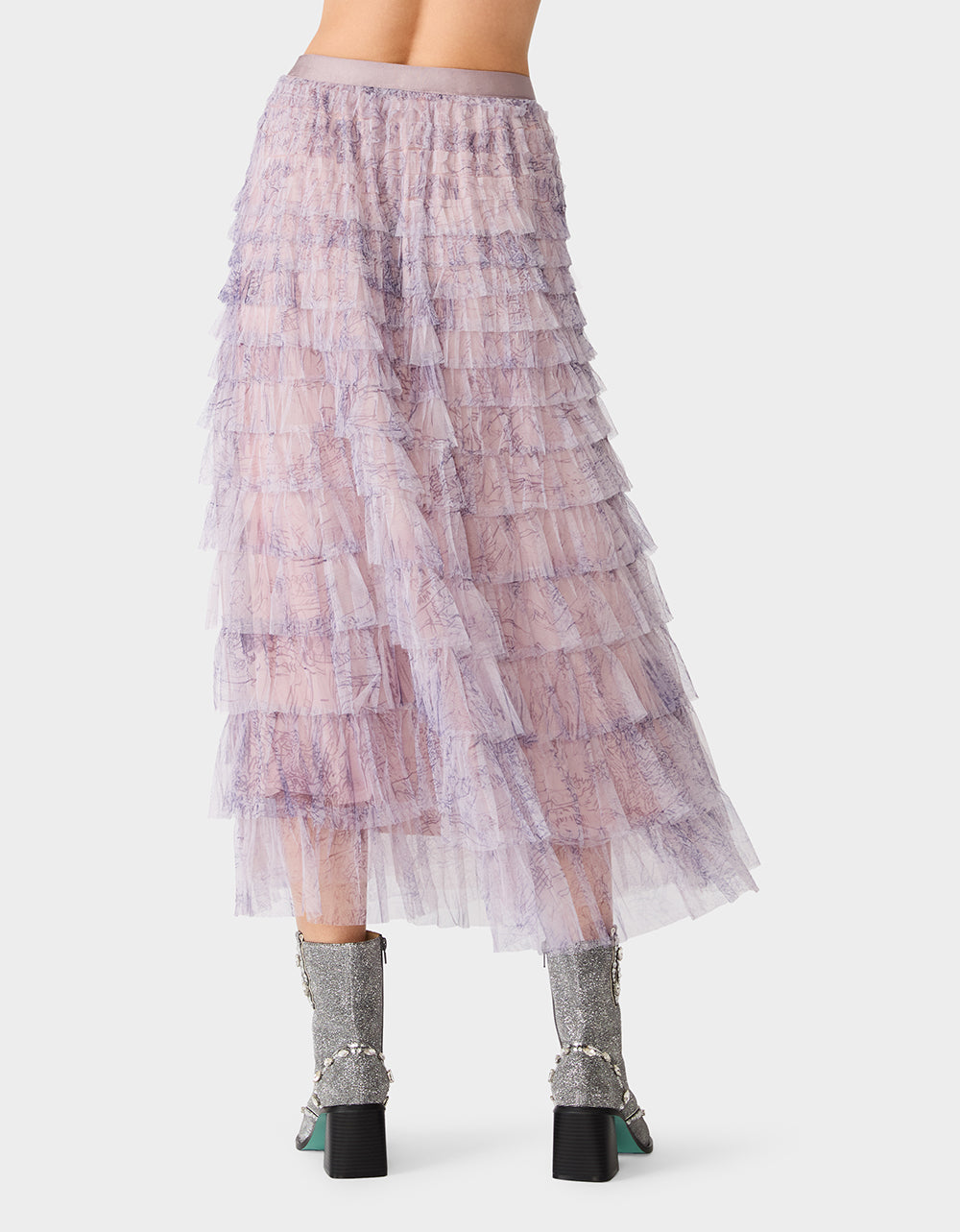LOVELY LAYERS SKIRT LIGHT PURPLE - Image 2