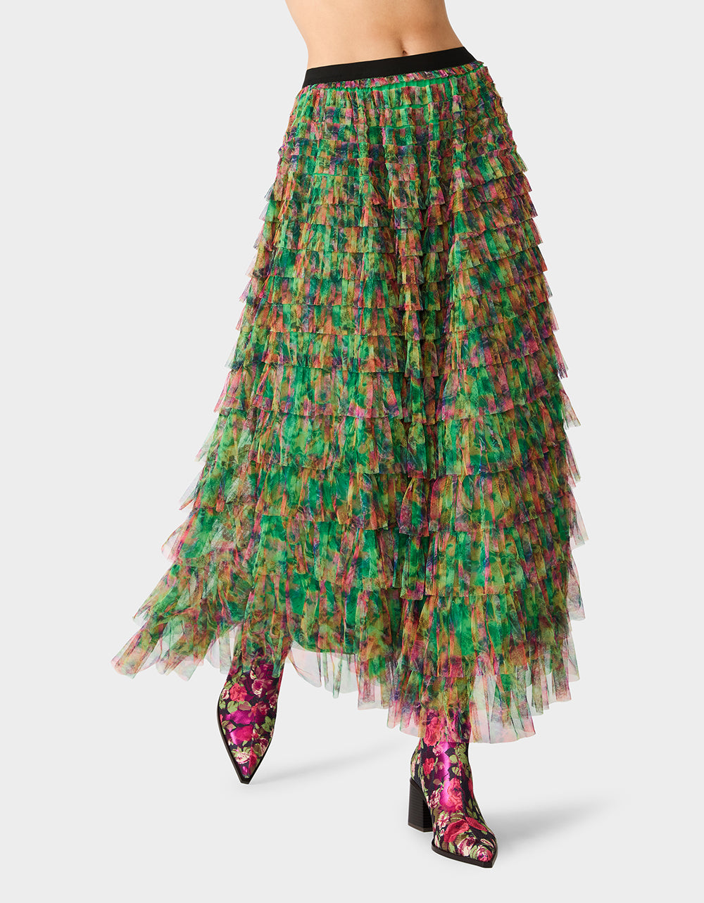 LOVELY LAYERS SKIRT GREEN - Image 2