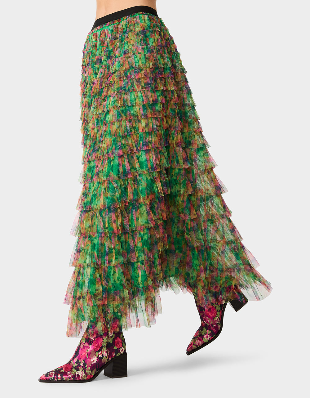 LOVELY LAYERS SKIRT GREEN - Image 4