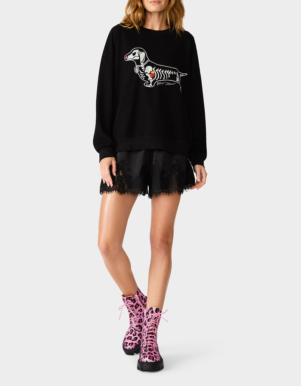 HALLOWEENIE SWEATSHIRT BLACK - Image 3