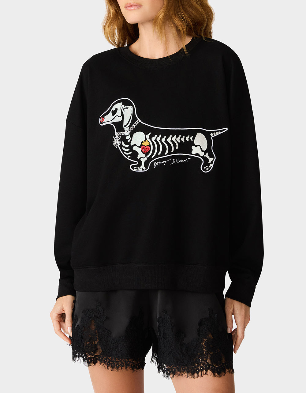 HALLOWEENIE SWEATSHIRT BLACK