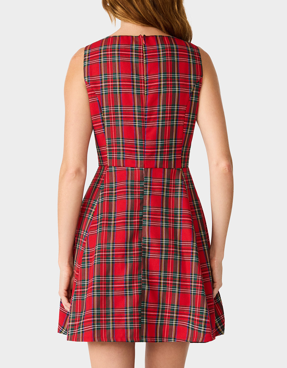 TARTAN TOAST DRESS RED PLAID - Image 3