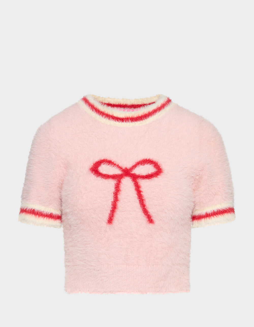 BETSEY'S BOW SWEATER PINK - Image 2