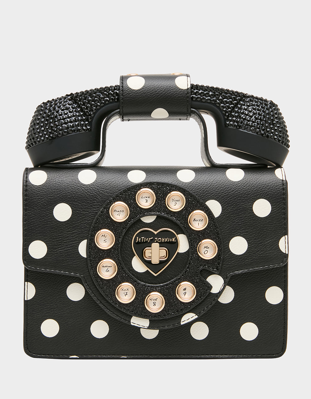 MISS CONNECTION PHONE BAG DOTS