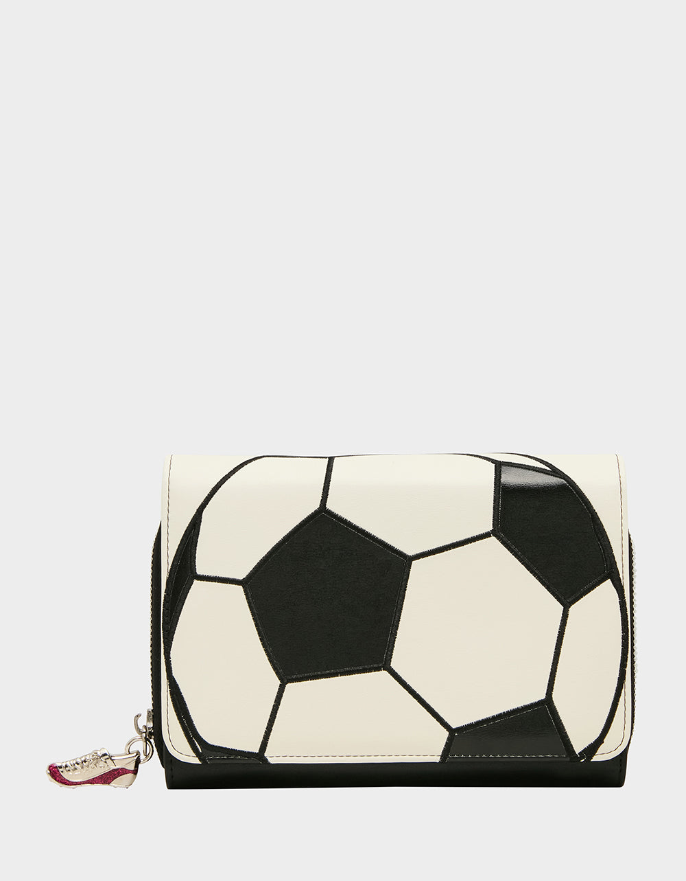 KICKIN' IT WALLET ON CHAIN BLACK/WHITE