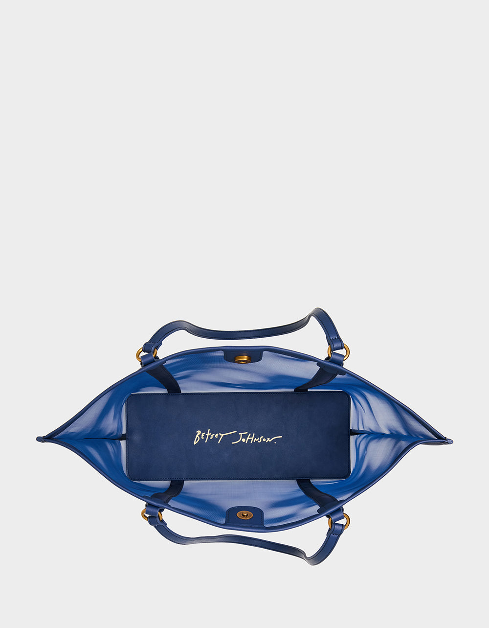 HOTTER THAN BUTTER MESH TOTE W NAVY - Image 7