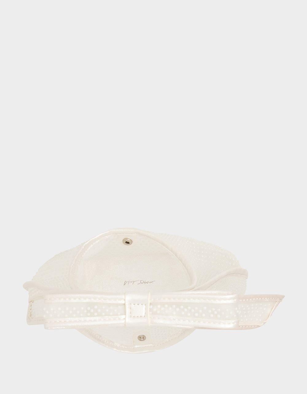 BOW MINI MESH TOTE PEARL - Image 4