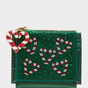 CANDY CANE WALLET GREEN