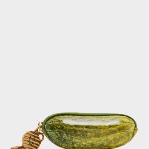 PICKLE DANGLE BAG CHARM GREEN