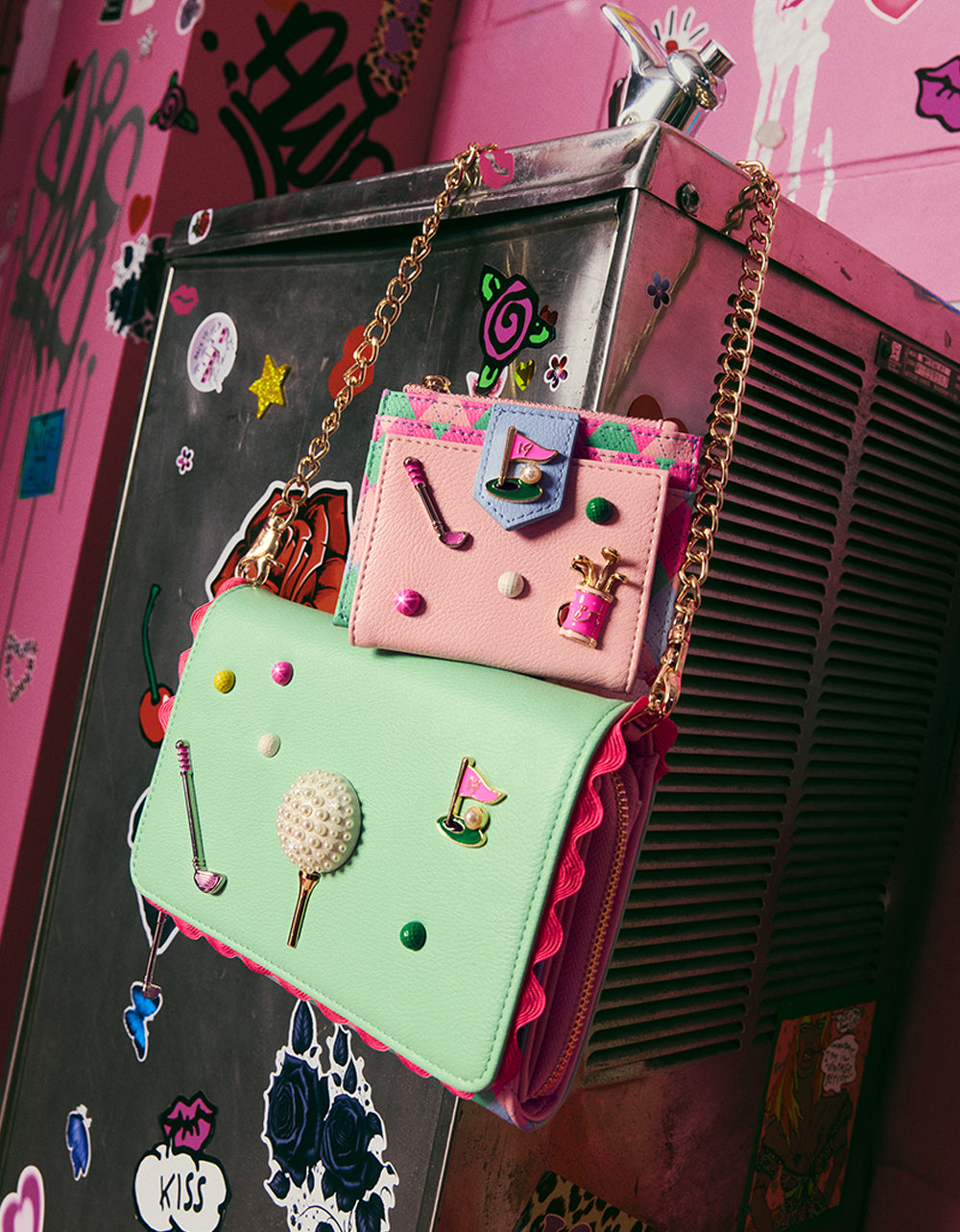 19TH HOLE WALLET PINK MULTI - Image 9