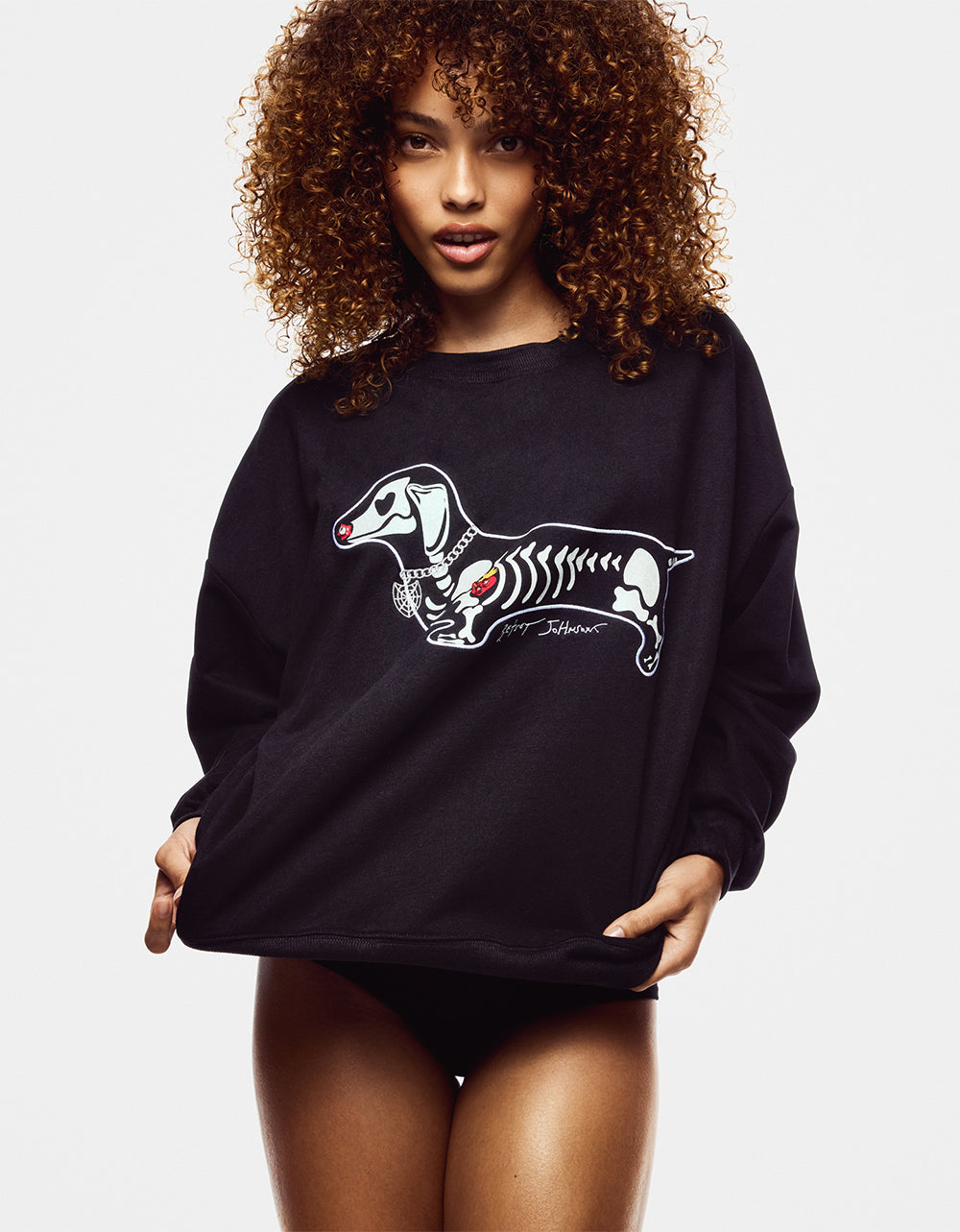 HALLOWEENIE SWEATSHIRT BLACK - Image 2
