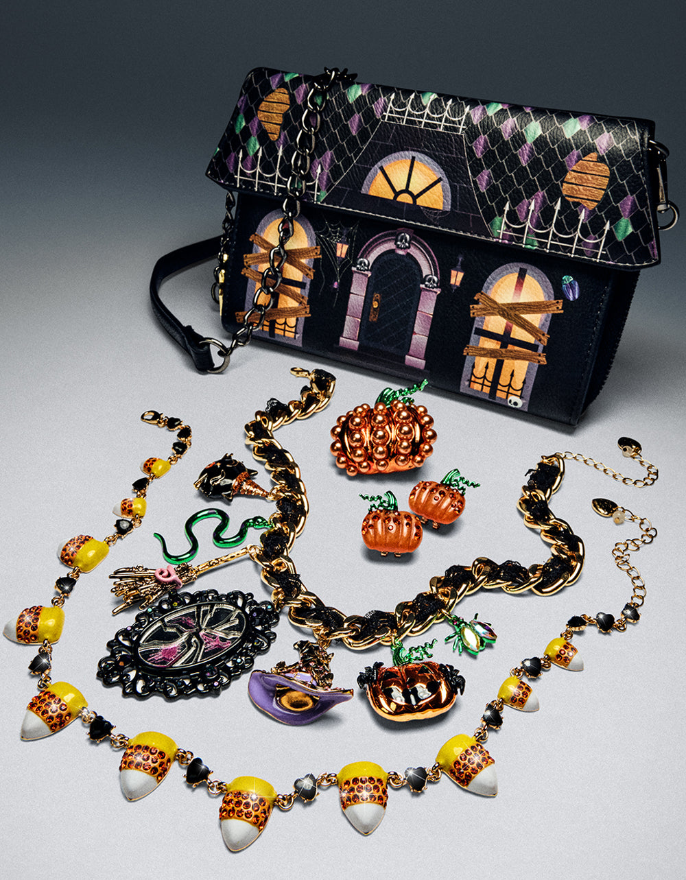 WITCHY LACE FRONTAL NECKLACE MULTI - Image 2