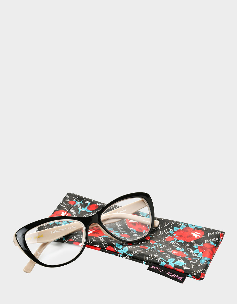EFFORTLESS CHIC CAT EYE READING GLASSES BLACK - Image 4