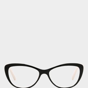EFFORTLESS CHIC CAT EYE READING GLASSES BLACK