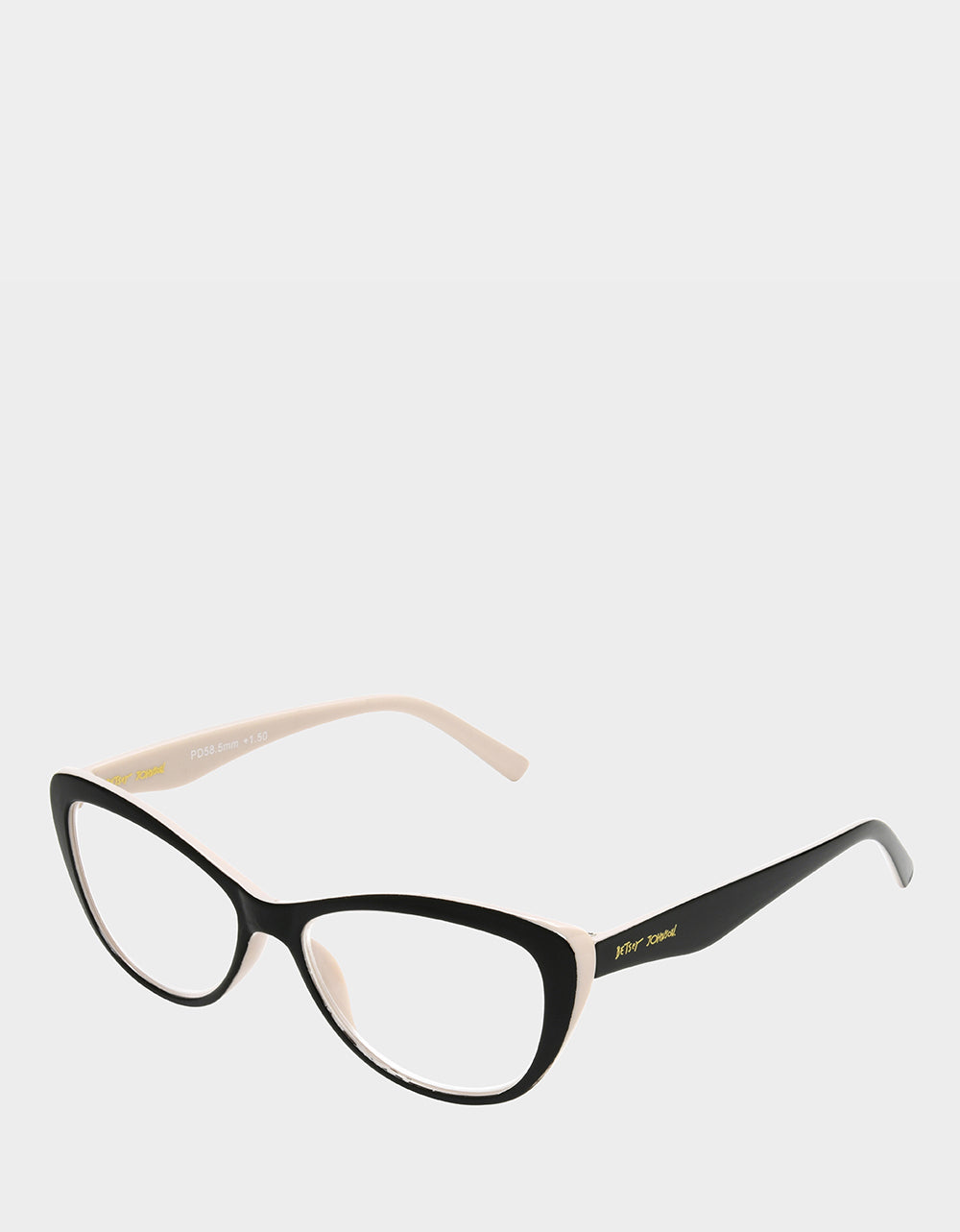 EFFORTLESS CHIC CAT EYE READING GLASSES BLACK - Image 2