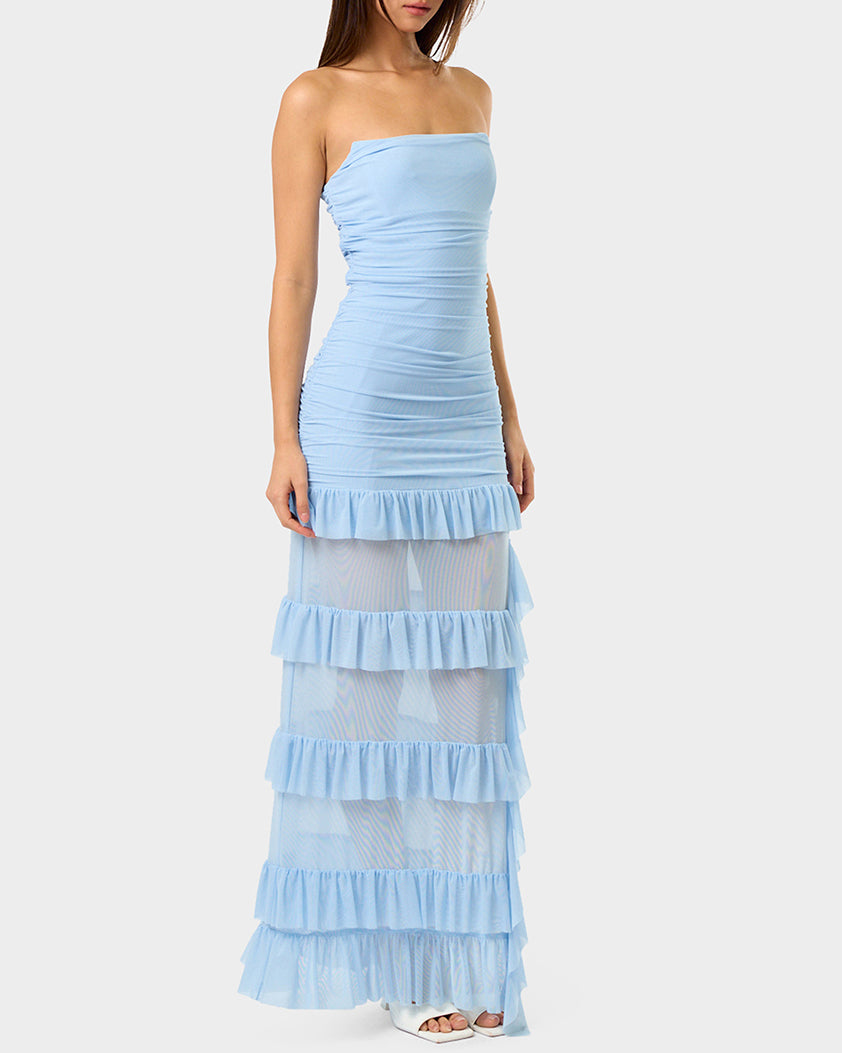 BLUE MIRAGE GOWN LIGHT BLUE - Image 4