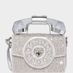 KITSCH MILLION STARS PHONE BAG SILVER